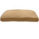 FurHaven Quilted Suede Deluxe Pillow Pet Bed - Camel (Medium)