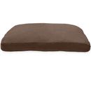 FurHaven Quilted Suede Deluxe Pillow Pet Bed - Espresso (Medium)