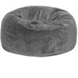 FurHaven Round Plush Ball Pet Bed - Gray Mist (18")