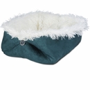 Furhaven Self-Warming Convertible Cuddle Pet Bed & Mat - Spruce (Large)