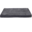Furhaven Snuggle Terry & Suede Deluxe Orthopedic Pet Bed - Gray (Jumbo)