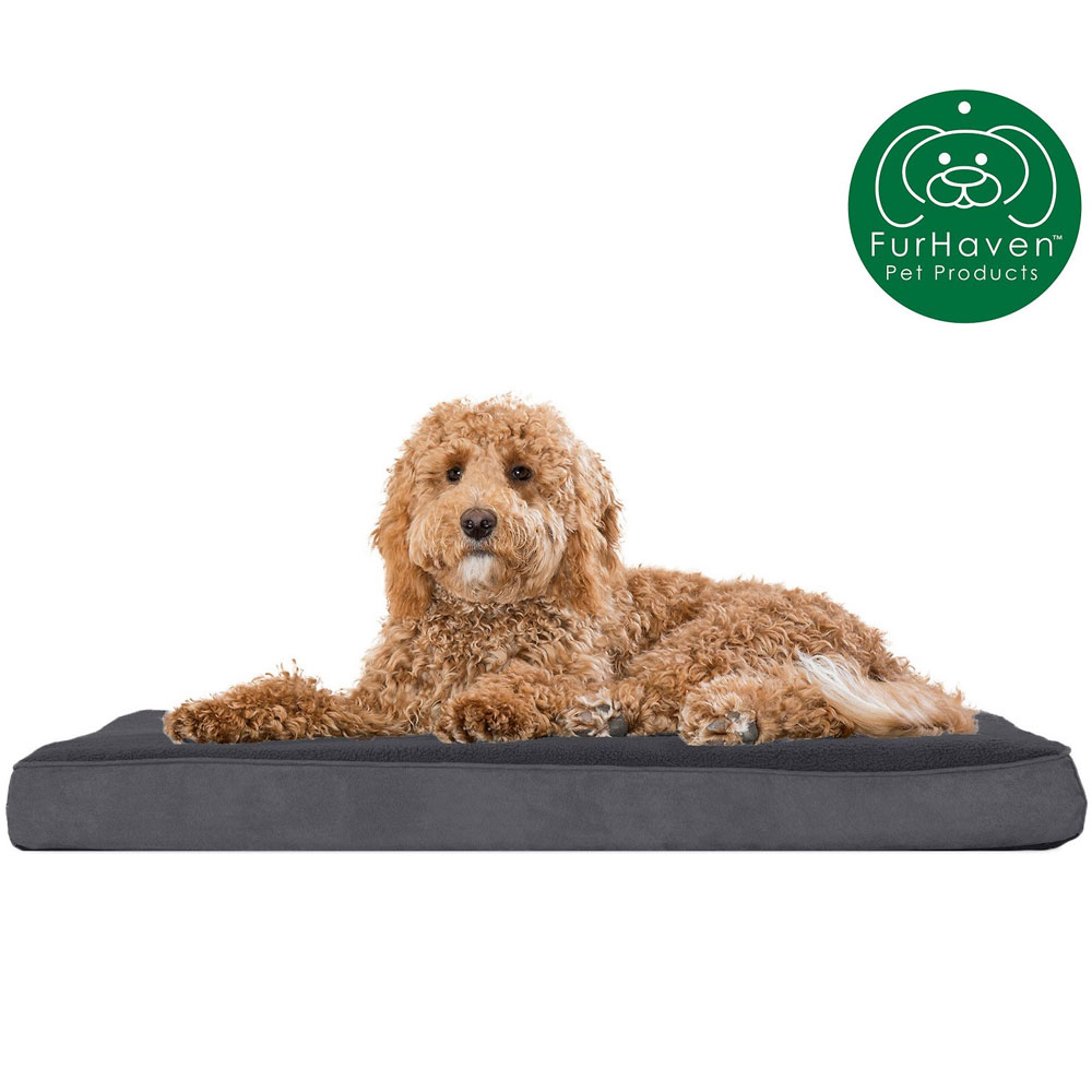 SNUGGLE-TERRY-SUEDEDLX-ORTHPDIC-PTBD-GRY-LG