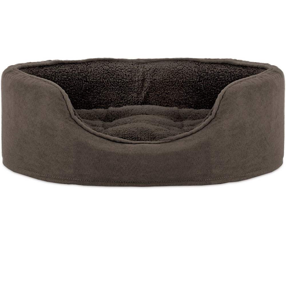 FURHAVEN-SNUGGLE-TERRYSUEDE-OVAL-PETBD-ESPRESSO-SM