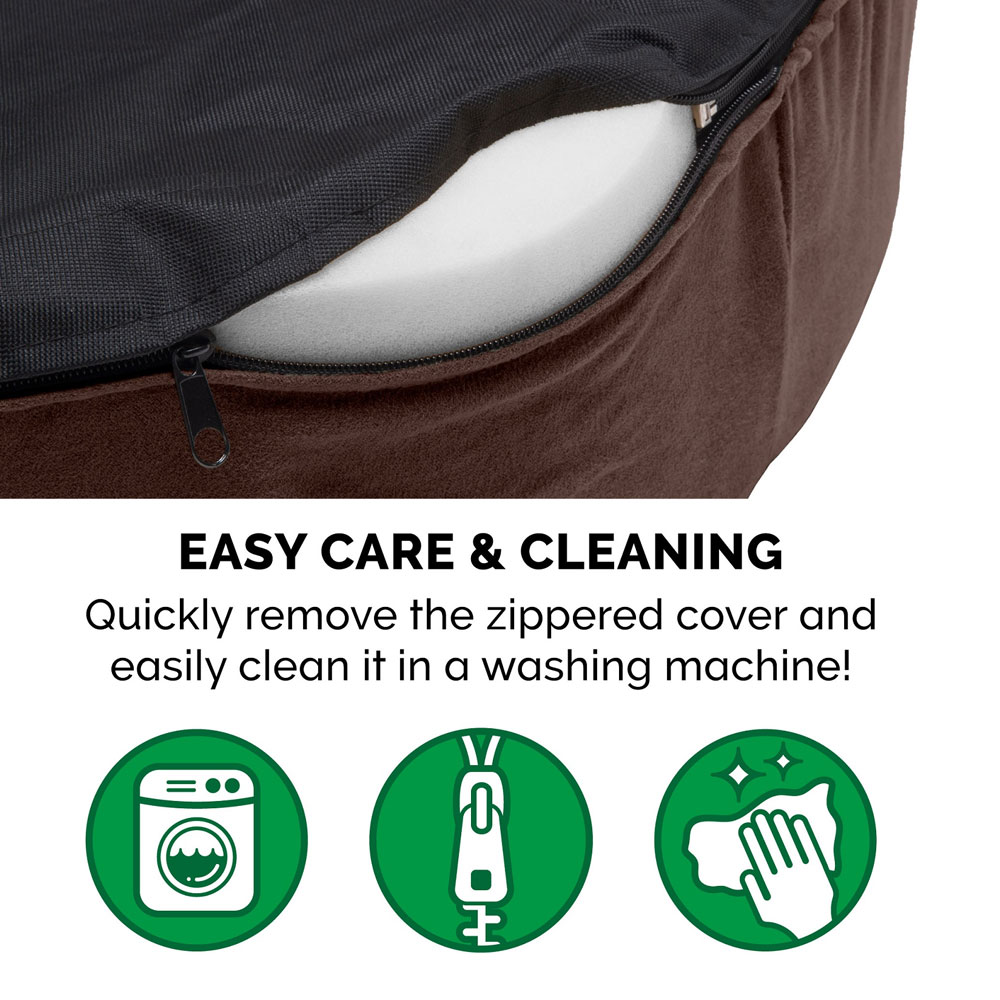 FURHAVEN-SNUGGLE-TERRYSUEDE-OVAL-PETBD-ESPRESSO-SM