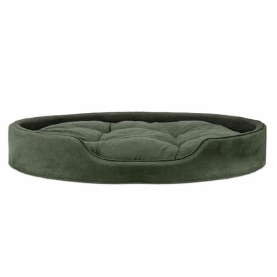 FURHAVEN-SNUGGLE-TERRYSUEDE-OVAL-PETBD-FOREST-JUMBO