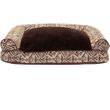 FurHaven Southwest Kilim Cooling Gel Top Sofa Pet Bed - Desert Brown (Jumbo Plus)