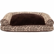 FurHaven Southwest Kilim Cooling Gel Top Sofa Pet Bed - Desert Brown (Medium)