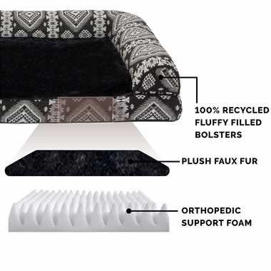 SOUTHWST-KILIM-MMRY-TPSOFA-PTBD-BLACK-MDLLION-JMBPLS