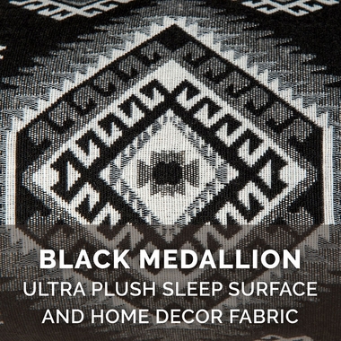SOUTHWST-KILIM-MMRY-TPSOFA-PTBD-BLACK-MDLLION-MD