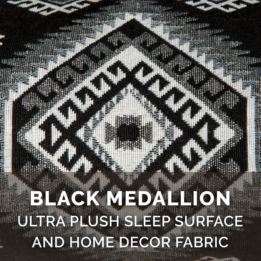 SOUTHWST-KILIM-MMRY-TPSOFA-PTBD-BLACK-MDLLION-MD