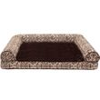 FurHaven Southwest Kilim Memory Top Sofa Pet Bed - Desert Brown (Small)