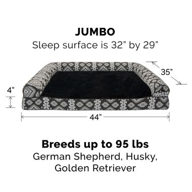 SOUTHWST-KILIM-ORTHPDC-SOFA-PTBD-BLCK-MEDALLION-JMB