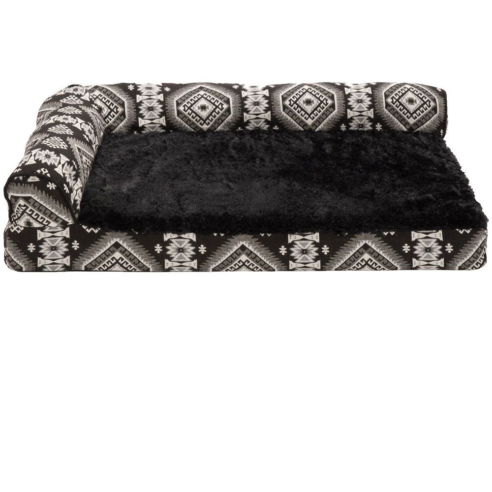 SOUTHWST-KILIM-ORTHPDC-SOFA-PTBD-BLCK-MEDALLION-MD