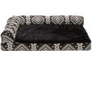 FurHaven Southwest Kilim Orthopedic Sofa Pet Bed - Black Medallion (Medium)