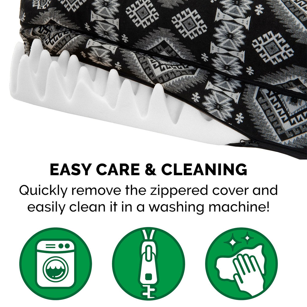 SOUTHWEST-KILIM-PILLW-SOFA-PTBED-BLACK-MEDALLION-SM