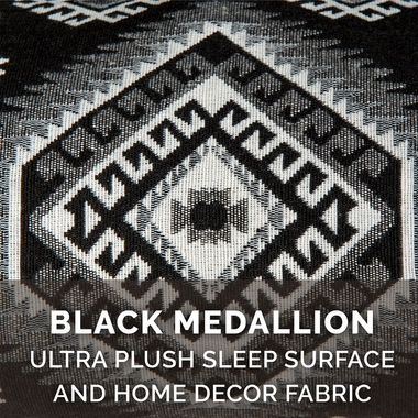 SOUTHWEST-KILIM-PILLW-SOFA-PTBED-BLACK-MEDALLION-SM