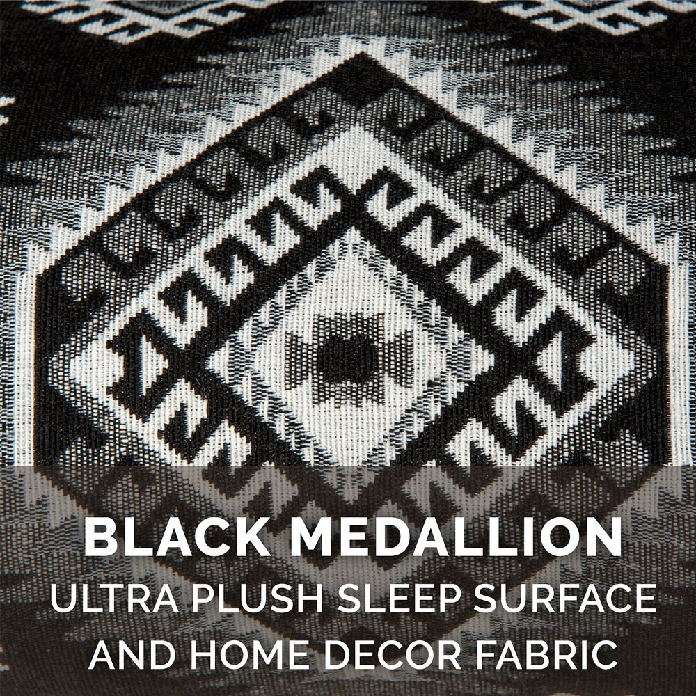 SOUTHWEST-KILIM-PILLW-SOFA-PTBED-BLACK-MEDALLION-SM