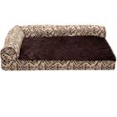 FurHaven Southwest Kilim Pillow Sofa Pet Bed - Desert Brown (Medium)