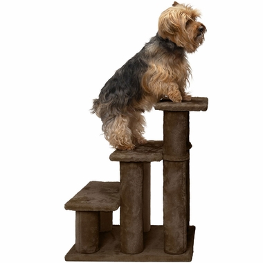 STEADY-PAWS-3-STEP-PET-STAIRS-BROWN