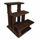 Furhaven Steady Paws 3 Step Pet Stairs - Brown