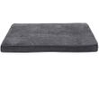 Furhaven Terry & Suede Deluxe Memory Foam Pet Bed - Gray (Jumbo)