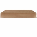 FurHaven Terry & Suede Deluxe Orthopedic Pet Bed - Camel (Small)