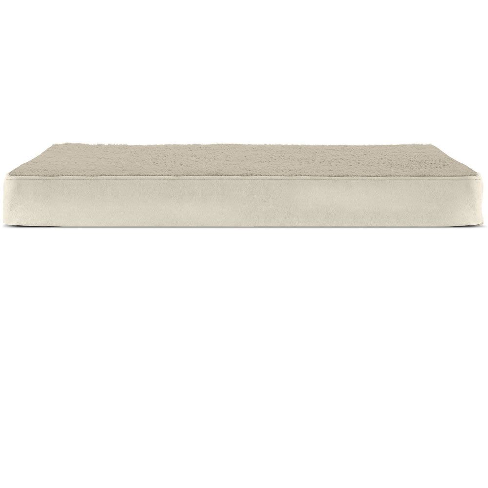 FURHAVEN-TERRY-SUEDE-ORTHOPEDIC-BED-CLAY-LARGE