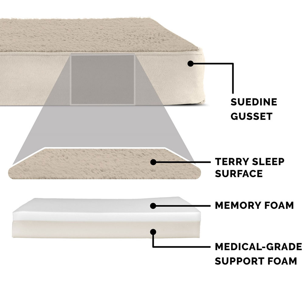FURHAVEN-TERRY-SUEDE-ORTHOPEDIC-BED-CLAY-LARGE
