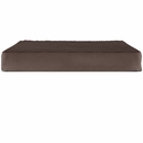 FurHaven Terry & Suede Deluxe Orthopedic Pet Bed - Espresso (Jumbo)