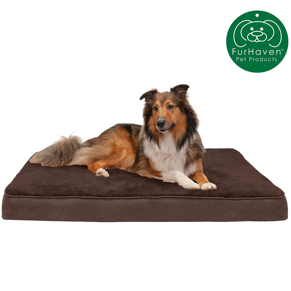 FURHAVEN-TERRY-SUEDE-ORTHOPEDIC-BED-ESPRESSO-LARGE
