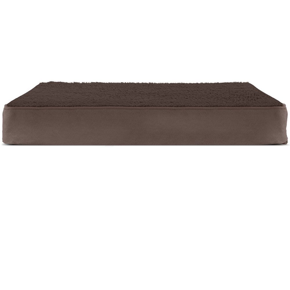 FURHAVEN-TERRY-SUEDE-ORTHOPEDIC-BED-ESPRESSO-MEDIUM