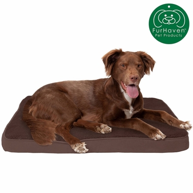 FURHAVEN-TERRY-SUEDE-ORTHOPEDIC-BED-ESPRESSO-SMALL