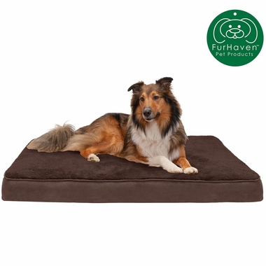 FURHAVEN-TERRY-SUEDE-ORTHOPEDIC-BED-ESPRESSO-SMALL