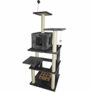 FurHaven Tiger Tough Highrise Playground - Gray