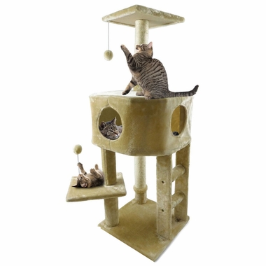 FURHAVEN-TIGER-TOUGH-TREEHOUSE-PLAYGROUND-CREAM