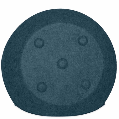 FURHAVEN-TWO-COLOR-ROUND-FELT-CUBBY-HEATHER-GRAY-LAGOON-BLUE
