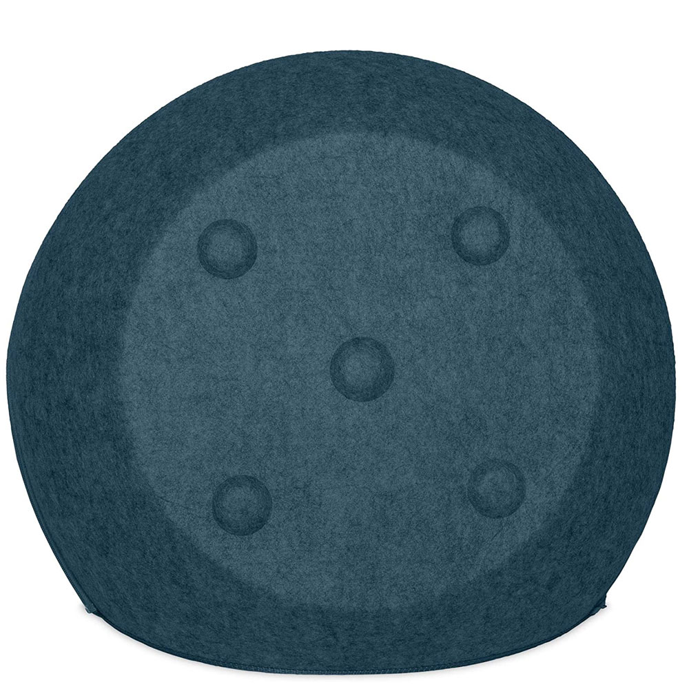 FURHAVEN-TWO-COLOR-ROUND-FELT-CUBBY-HEATHER-GRAY-LAGOON-BLUE