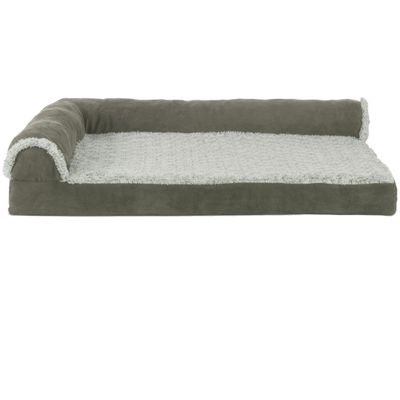 TWTNE-FAUXFR-SUEDE-DLX-CHAISE-LOUNGE-MEMRYTP-SOFA-PTBD-DRKSGE-MD