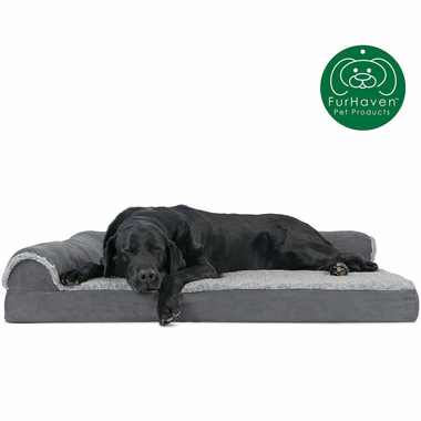 TWOTNE-FAUXFUR-SUEDE-DLX-CHAISE-LOUNGE-ORTHPDC-SOFA-PTBD-STNEGRY-LG