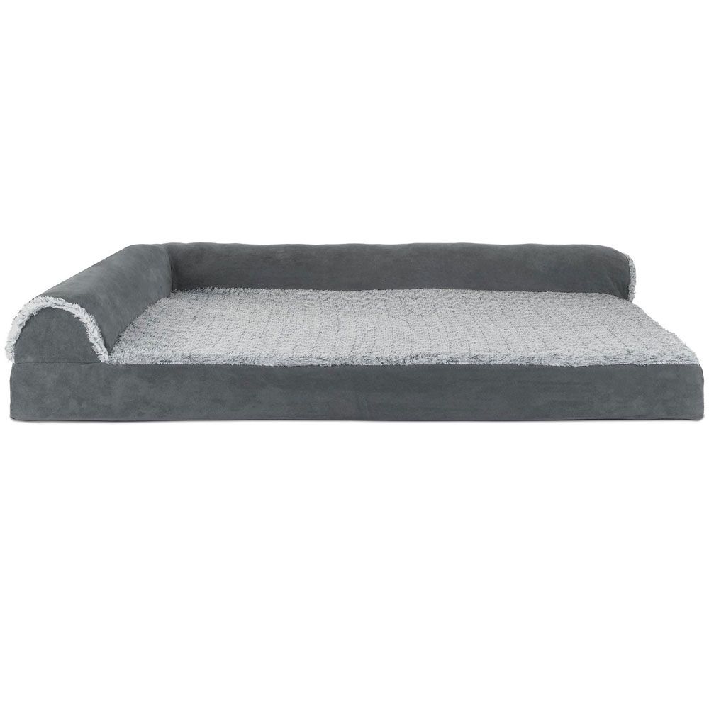 TWOTNE-FAUXFUR-SUEDE-DLX-CHAISE-LOUNGE-ORTHPDC-SOFA-PTBD-STNEGRY-MD