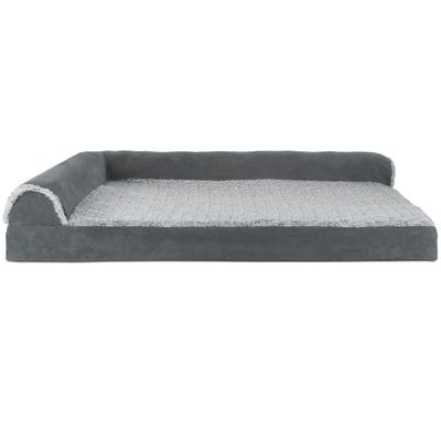 TWOTNE-FAUXFUR-SUEDE-DLX-CHAISE-LOUNGE-ORTHPDC-SOFA-PTBD-STNEGRY-MD