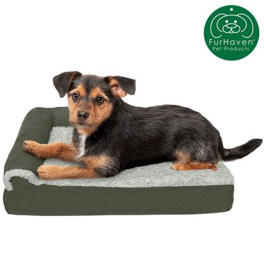 FURHAVEN-CHAISE-LOUNGE-PILLOW-BED-SAGE-SMALL