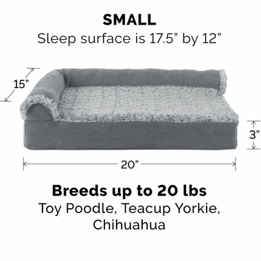 FURHAVEN-CHAISE-LOUNGE-PILLOW-BED-GRAY-SMALL