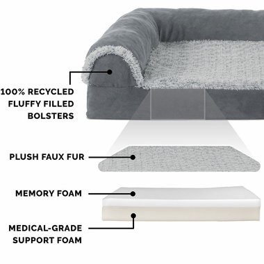 FURHAVEN-CHAISE-LOUNGE-PILLOW-BED-GRAY-SMALL