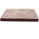 FurHaven Two-Tone Faux Fur & Suede Deluxe Pillow Pet Bed - Espresso (Extra Large)