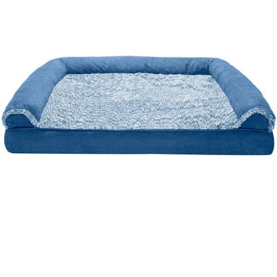 TWOTNE-FAUXFUR-SUEDE-ORTHPDC-SOFA-PTBD-MRINEBLU-JMB