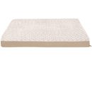 Furhaven Ultra Plush Deluxe Cooling Gel Top Pet Bed - Cream (Jumbo)
