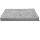 Furhaven Ultra Plush Deluxe Cooling Gel Top Pet Bed - Gray (Small)