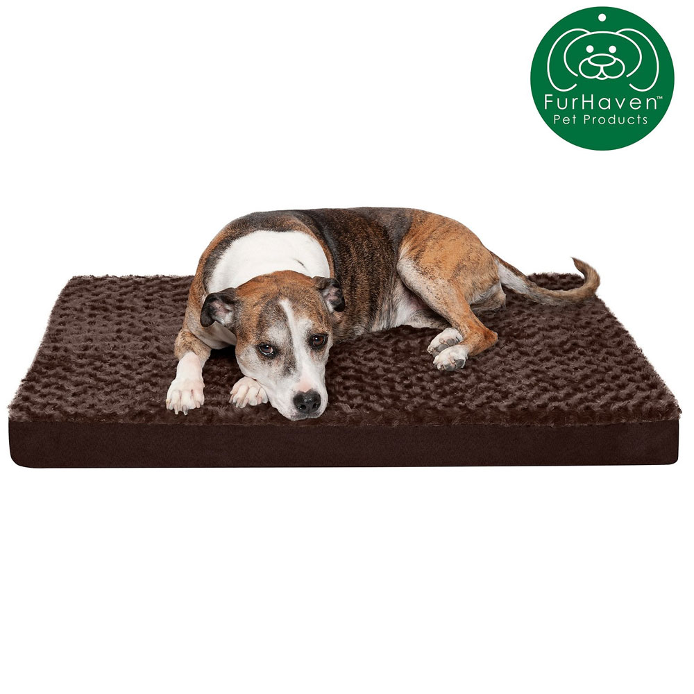 FURHAVEN-ULTRA-PLUSH-ORTHOPEDIC-BED-CHOCOLATE-LARGE
