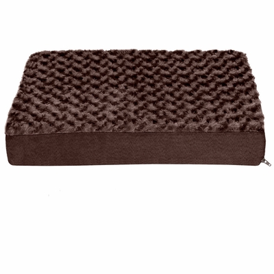 FURHAVEN-ULTRA-PLUSH-ORTHOPEDIC-BED-CHOCOLATE-MEDIUM